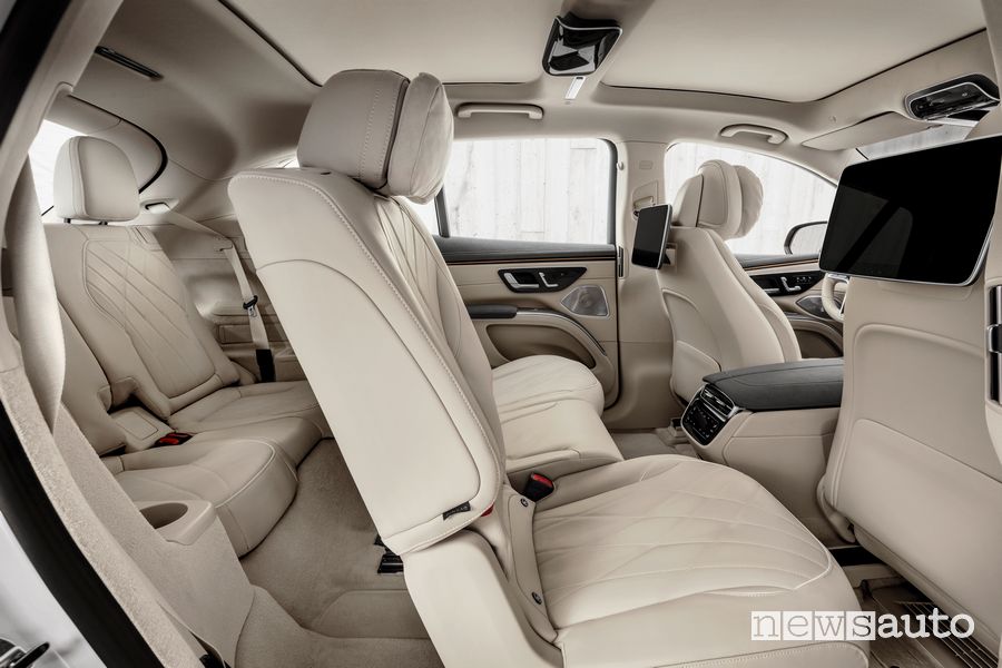 Sedili posteriori abitacolo Mercedes-Benz EQS SUV