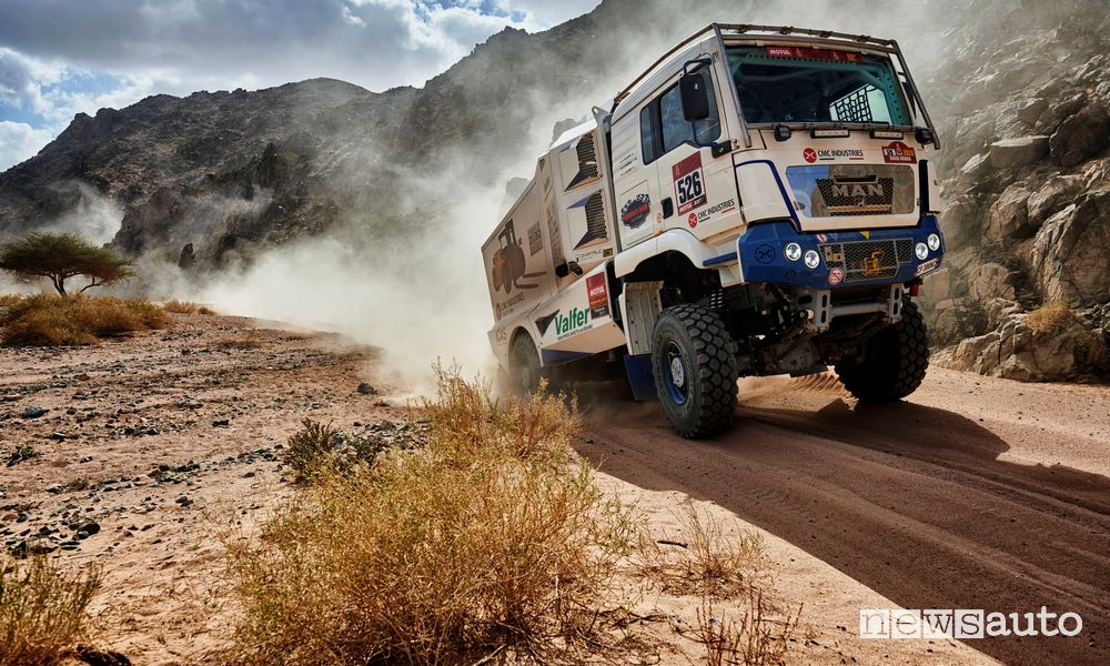 MAN Tga 480, del Team Orobica Raid di Paolo Calabria al via del Tunisia Desert Challenge