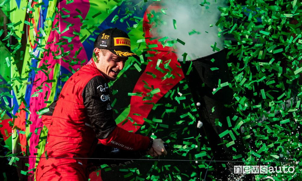 F1 Gp d'Australia vittoria Leclerc Ferrari 2022
