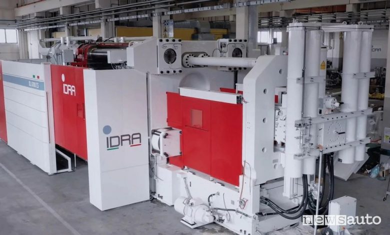 Giga Press, macchinario italiano usato da Tesla, come funziona