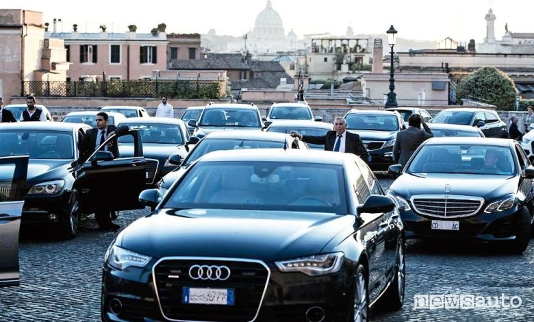 Auto blu ai politici, quante sono in Italia
