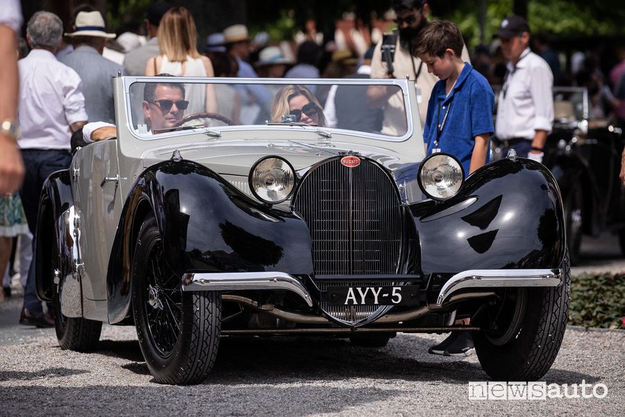 Bugatti 57 S del 1937 è l'auto vincitrice assoluta del Concorso d'Eleganza Villa d'Este 2022