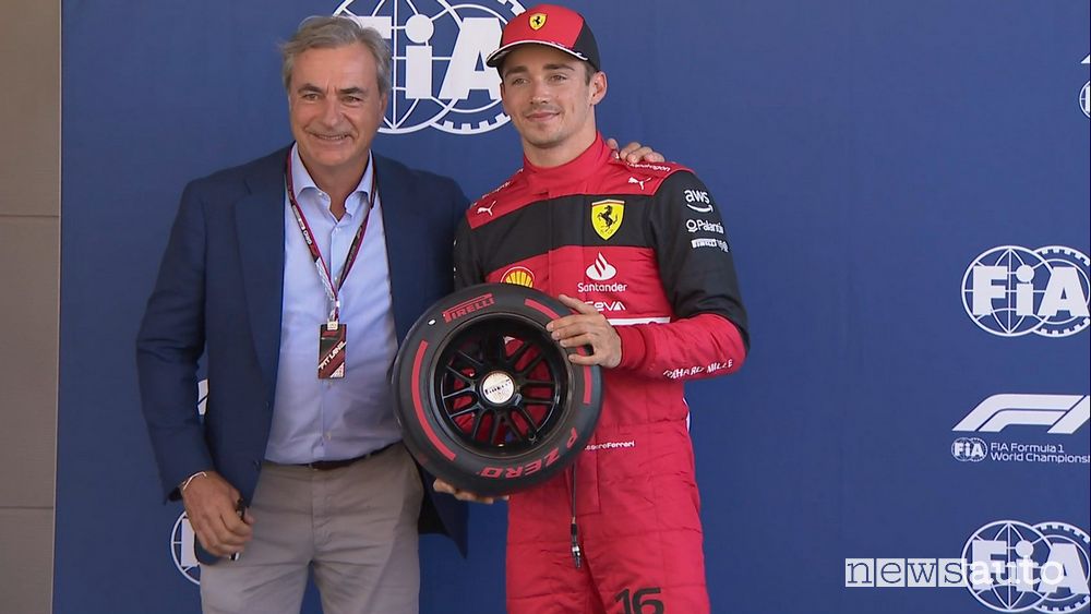 Qualifiche F1 Gp Spagna 2022 pole position Ferrari Charles Leclerc
