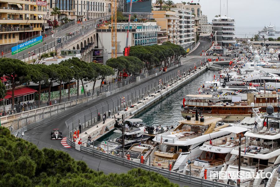 Formula 1 pista di Monte Carlo curva delle Piscine