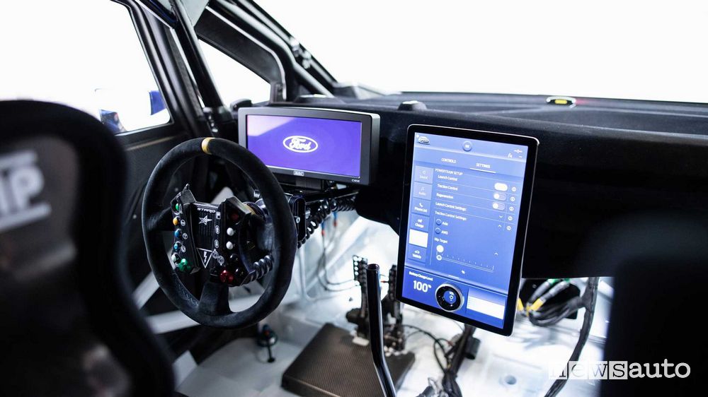 Ford Transit SuperVan cockpit dashboard