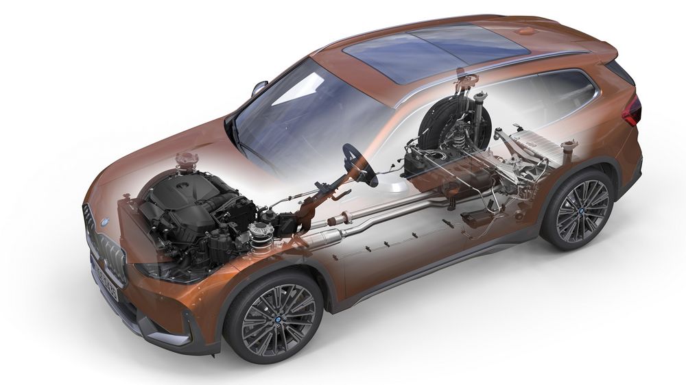 Motore mild-hybrid nuova BMW X1