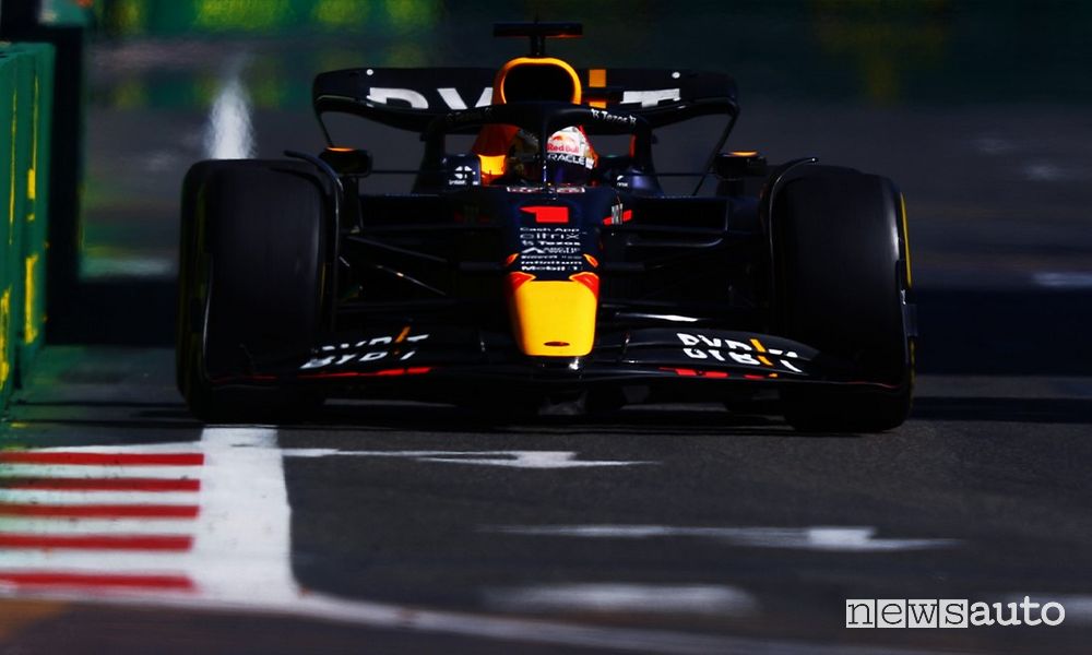 F1 Gp Azerbaijan 2022 vittoria Red Bull Max Verstappen