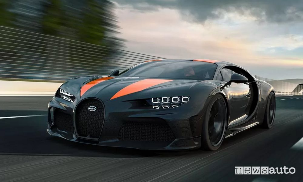 Bugatti Chiron Super Sport 300+ al 4° posto fra le auto più veloci al mondo