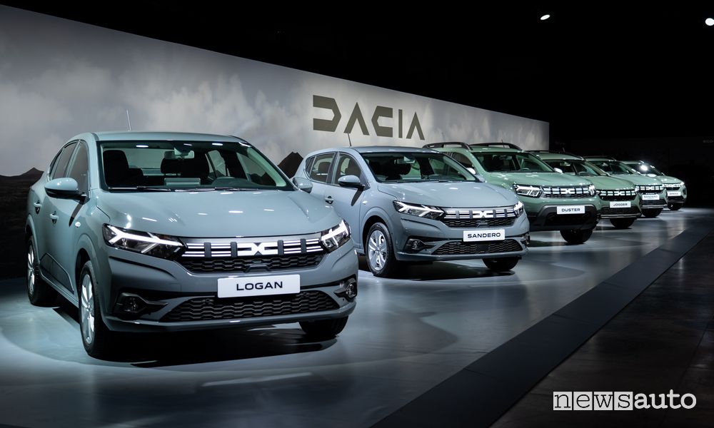 nuova identità del marchio Dacia