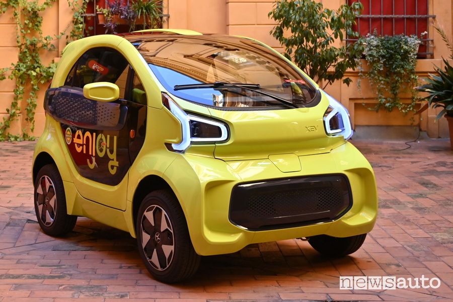 XEV YOYO l'auto elettrica nella flotta Enjoy, predisposta per il battery swapping