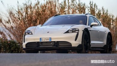 Porsche Taycan S Cross Turismo prova su strada