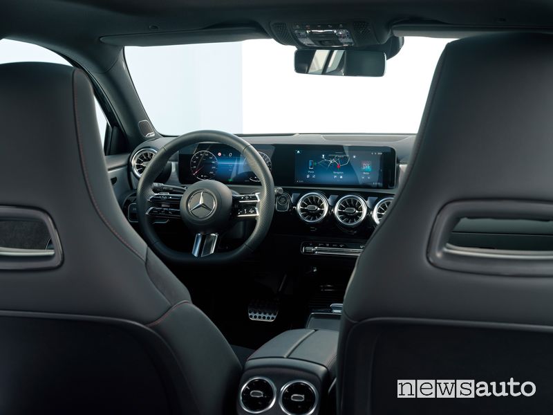New Mercedes-Benz A-Class 250 and plug-in interior
