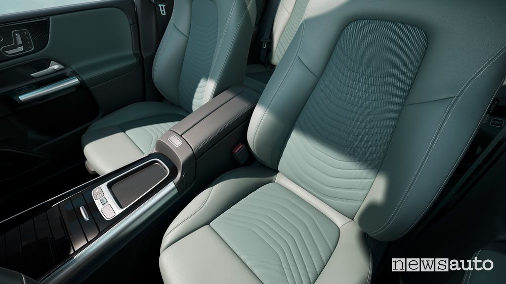 Interior seats of the new Mercedes-Benz B-Class