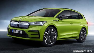 Skoda Enyaq RS iV anteriore 3/4