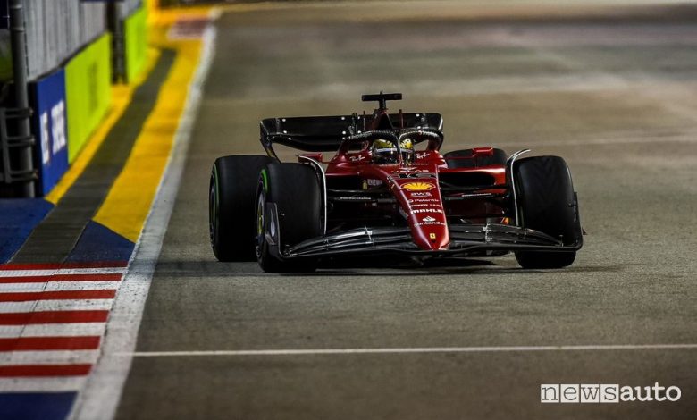F1 Singapore 2022 pole position, qualifiche griglia di partenza