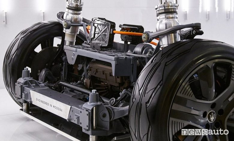 Motore elettrico a 800 V, le caratteristiche della Maserati Folgore