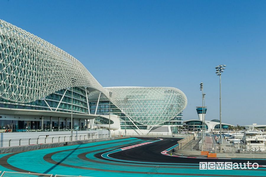 La pista di Abu Dhabi Yas Maria