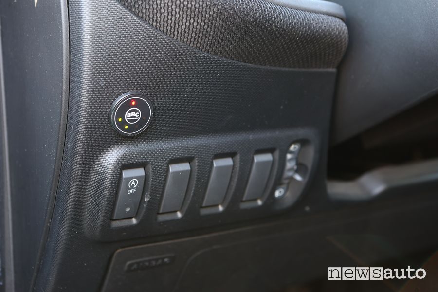 Indicatore livello GPL e commutatore GPL/Benzina impianto BRC Punto Gas