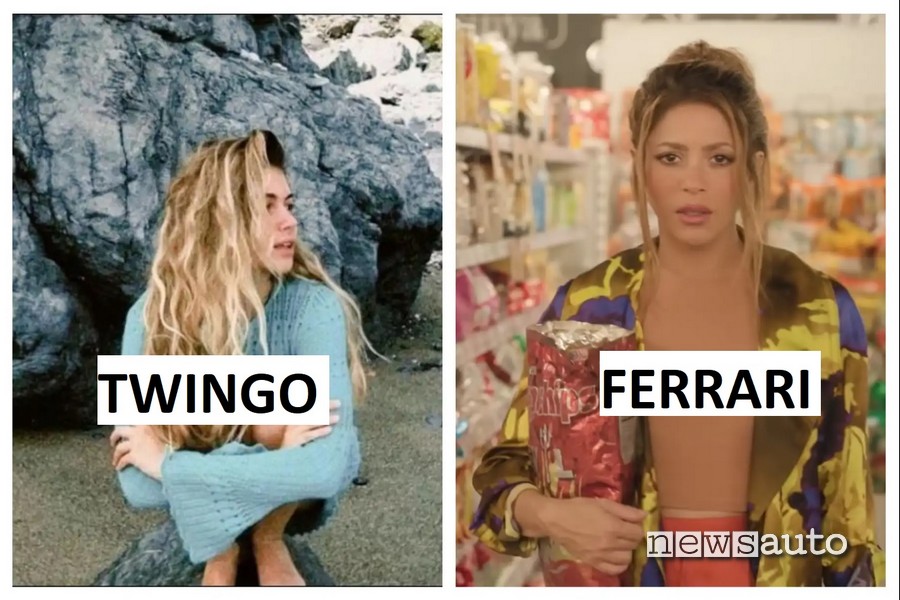 Shakira Twingo Ferrari