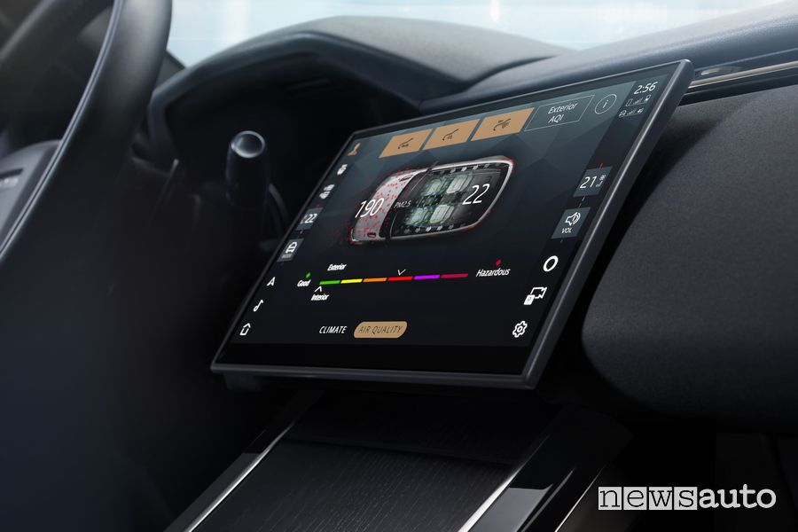 Nuova Range Rover Velar display infotainment PiviPro 11,4"