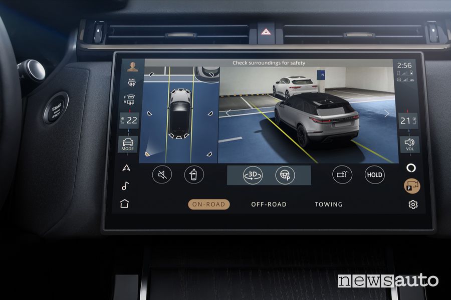 Nuova Range Rover Velar display infotainment PiviPro 11,4"