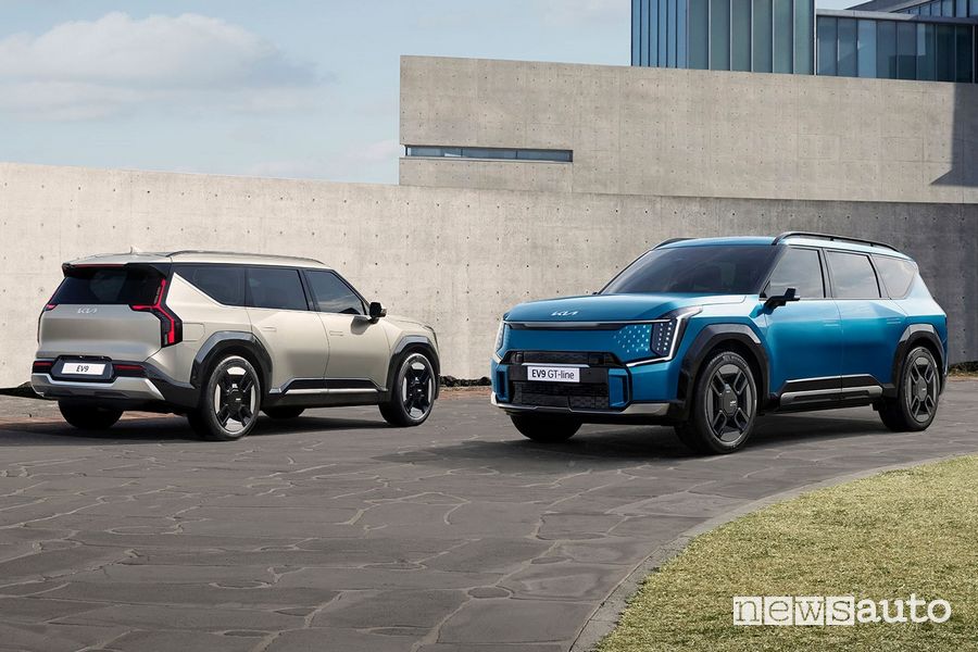 Nuovo Kia EV9 SUV elettrico