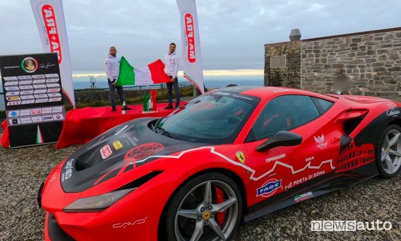 Record Ferrari Fabio Barone in Grecia