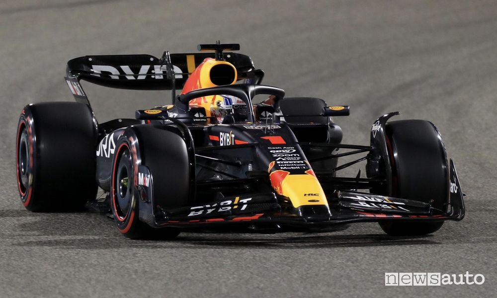 Max Verstappen su Red Bull in pole nel Gp del Bahrain F1 2023
