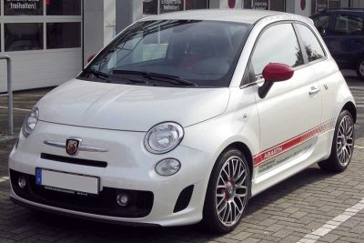 Abarth 500, vista fronatle