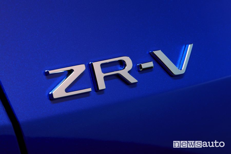 Nuovo Honda ZR-V badge portellone posteriore