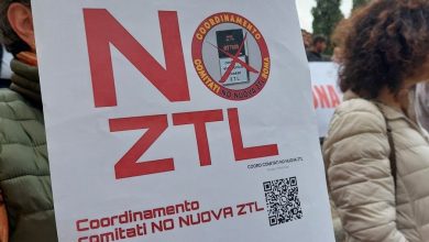 Protesta contro la ZTL Fascia Verde a Roma