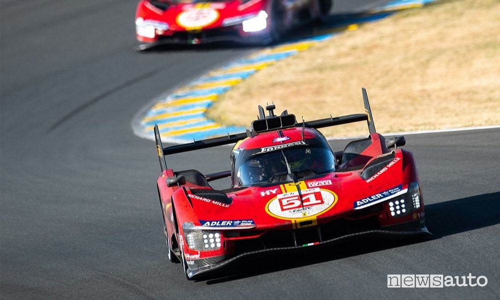 La Ferrari 499P #51 ha vinto la 24 Ore di Le Mans 2023