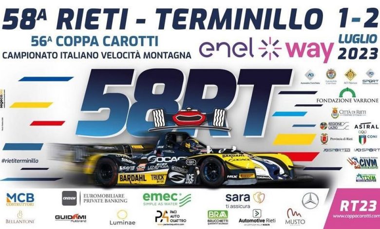 58^ Rieti-Terminillo, Campionato Italiano Velocità Montagna 2023 CIVM