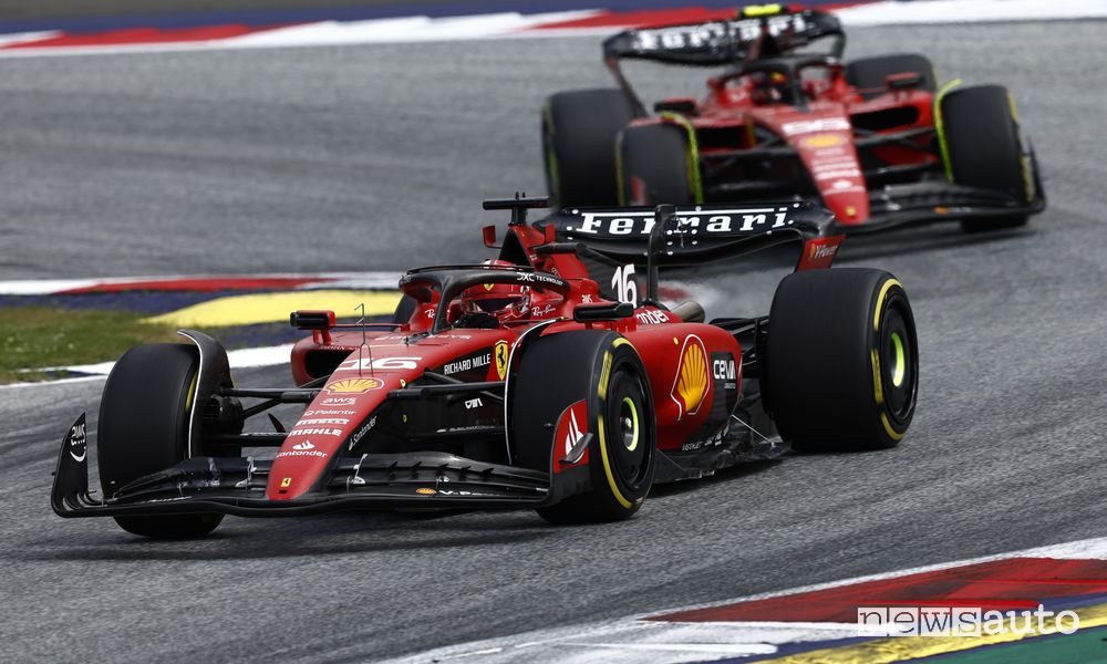 Charles Leclerc e Carlos Sainz, i piloti della Ferrari