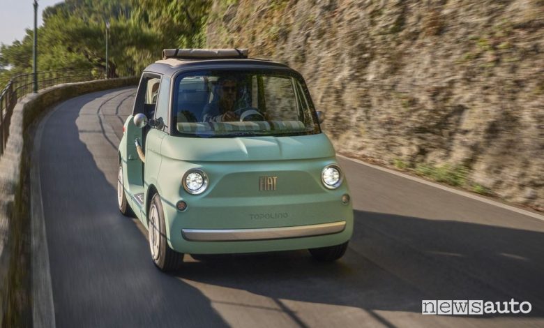 Fiat Topolino Dolcevita su strada