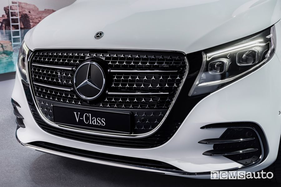 Nuovo Mercedes Classe V griglia anteriore
