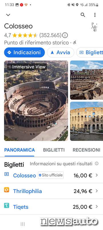 "Immersive View" nuova funzione comparsa su Google Maps