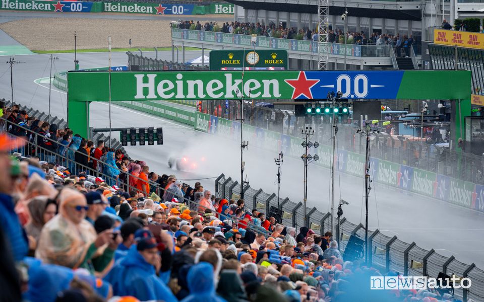 F1 GP Olanda 2023 gara pioggia
