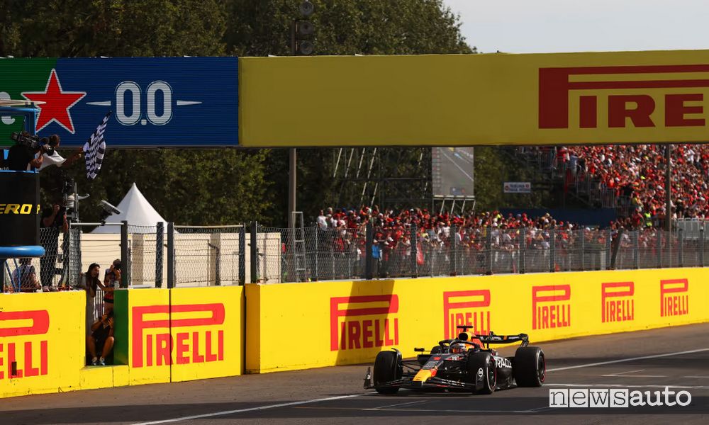 F1 2023 Monza Verstappen record vittorie consecutive