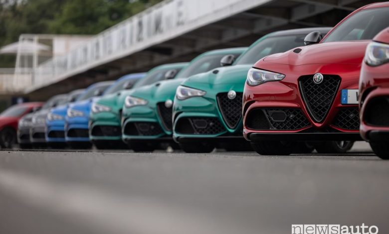 Alfa Romeo Giulia Quadrifoglio frontale griglia anteriore