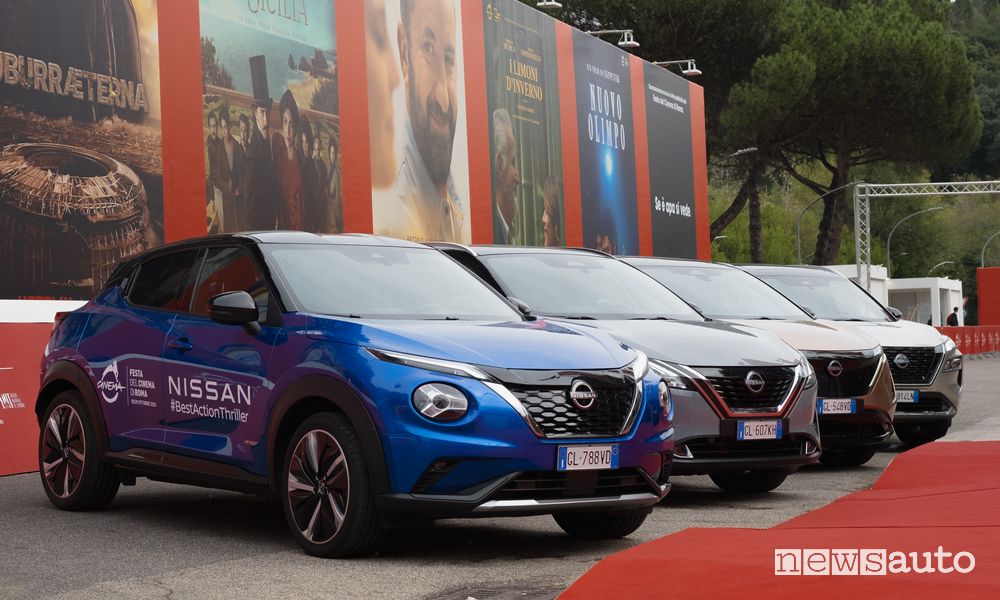 Nissan auto ufficiale alla Festa del Cinema di Roma 2023