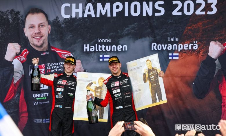 WRC 2023, Rovanpera Campione del Mondo
