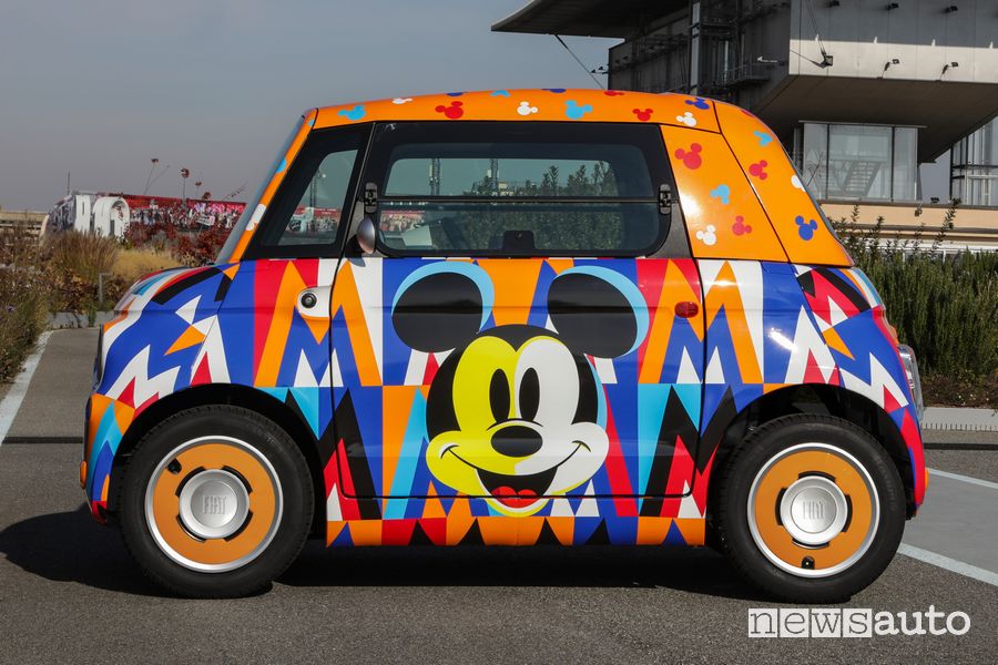 Fiat Topolino one-off Modern Disney