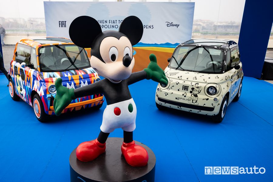 Fiat Topolino one-off Disney Mickey Mouse