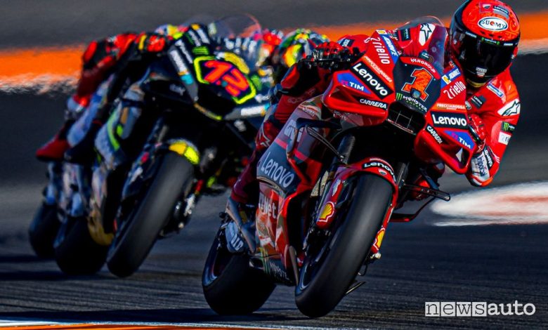 MotoGP classifica gara Valencia 2023, risultati con Bagnaia Campione