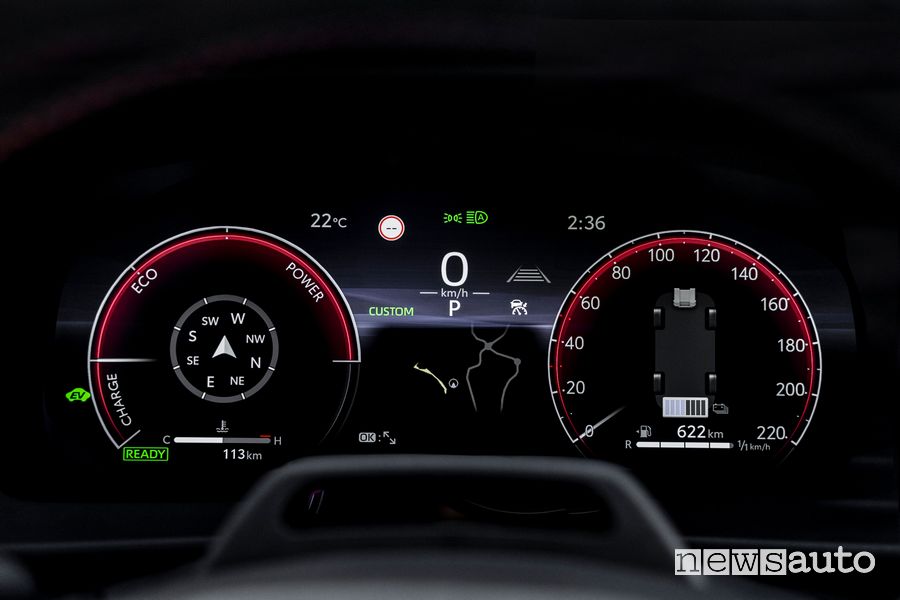 Nuova Toyota C-HR GR Sport display quadro strumenti