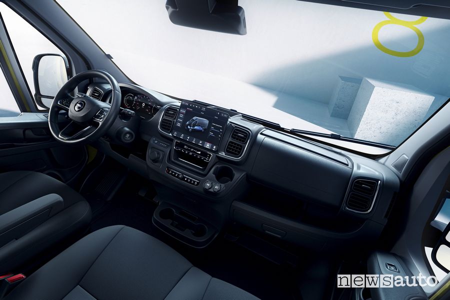 Nuovo Opel Movano plancia abitacolo