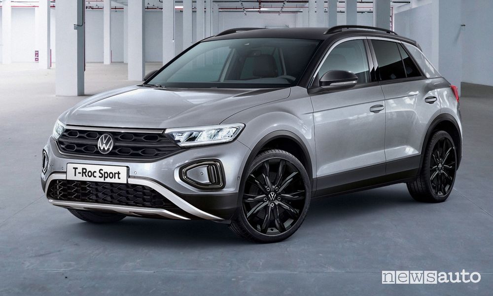 Volkswagen T-Roc, prezzo e motori allestimento Sport