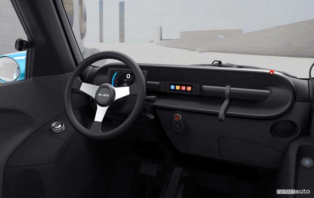 Microlino Lite cockpit dashboard