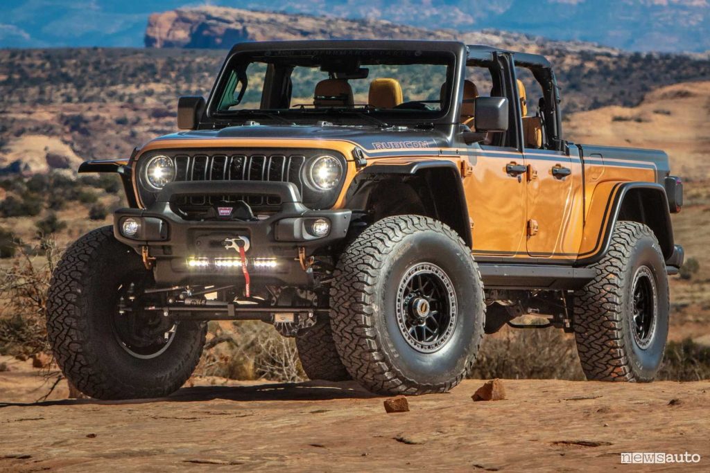 Jeep Gladiator Rubicon High Top Concept front 3/4